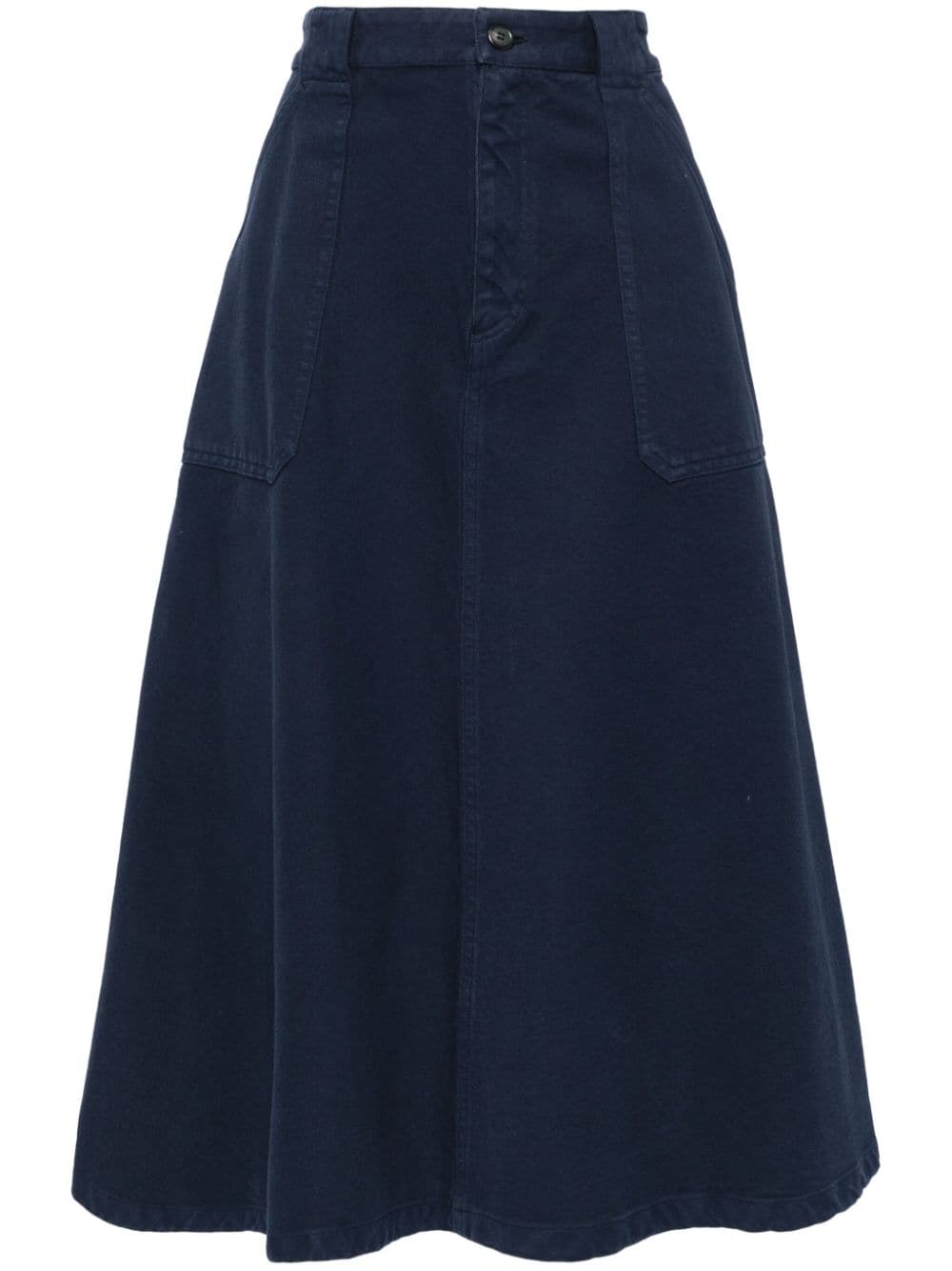 A.P.C. Laurie midi skirt - Blue von A.P.C.