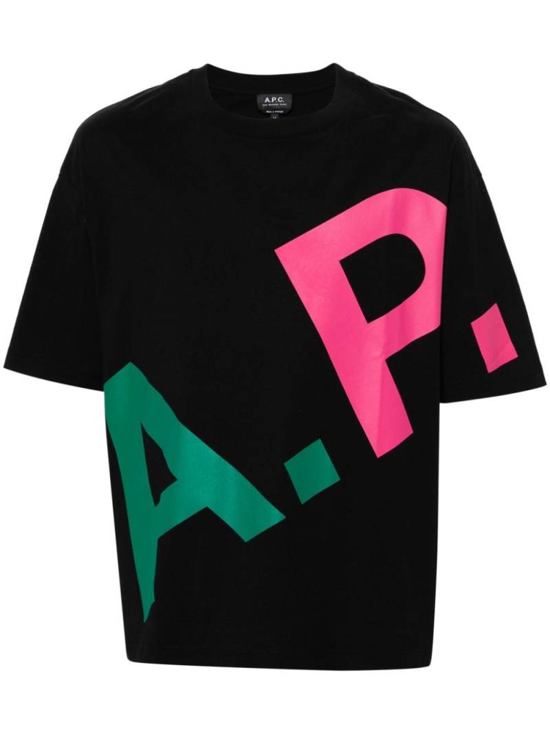 A.P.C. Lisandre cotton T-shirt - Black von A.P.C.