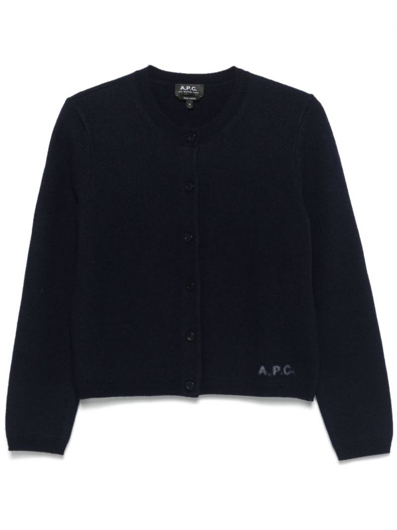 A.P.C. Mila cardigan - Blue von A.P.C.