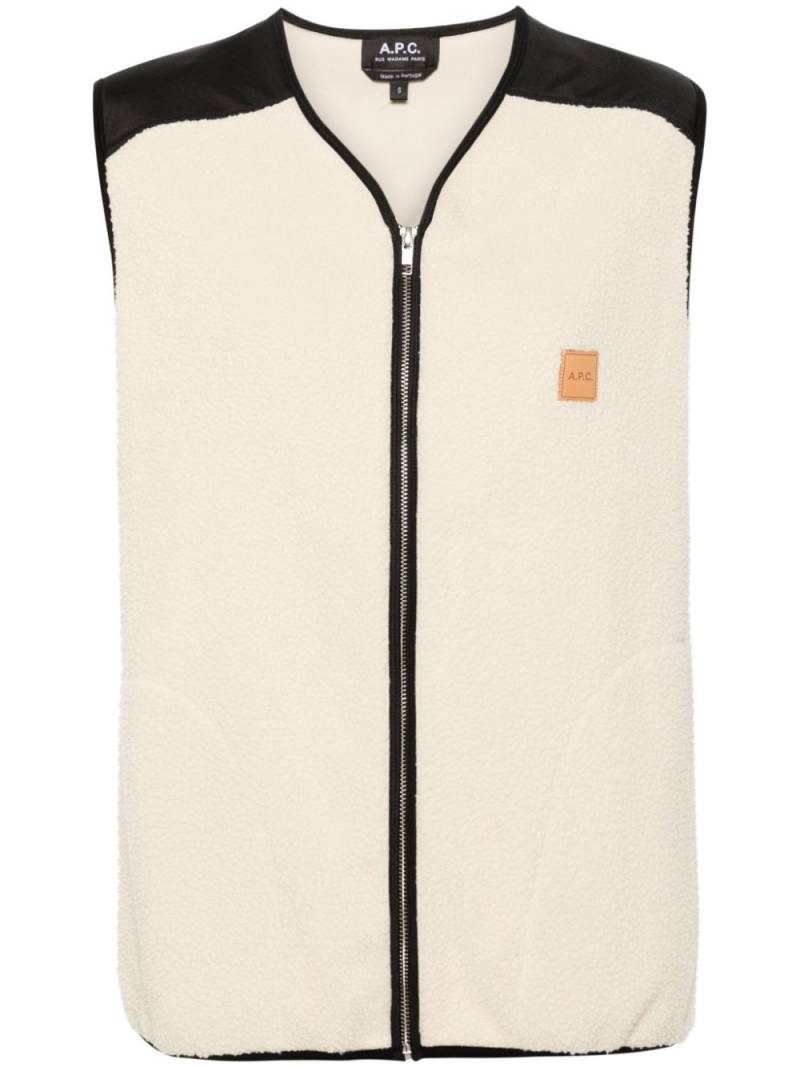 A.P.C. Nate gilet - Neutrals von A.P.C.