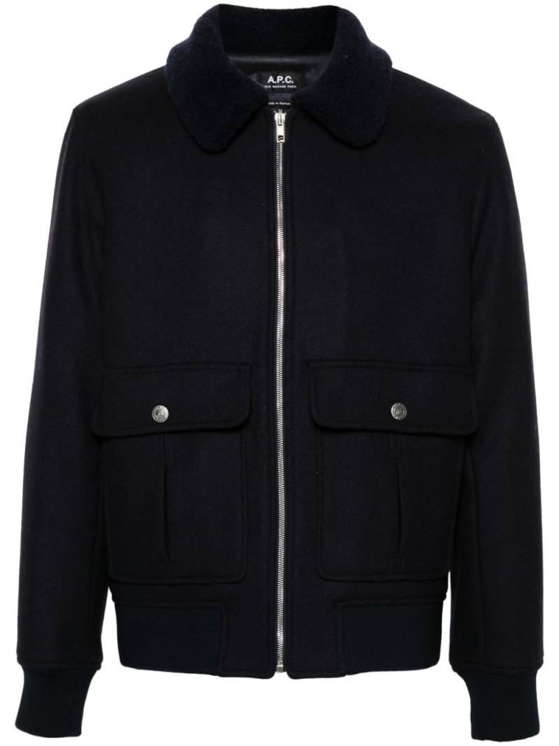 A.P.C. New Ben jacket - Blue von A.P.C.