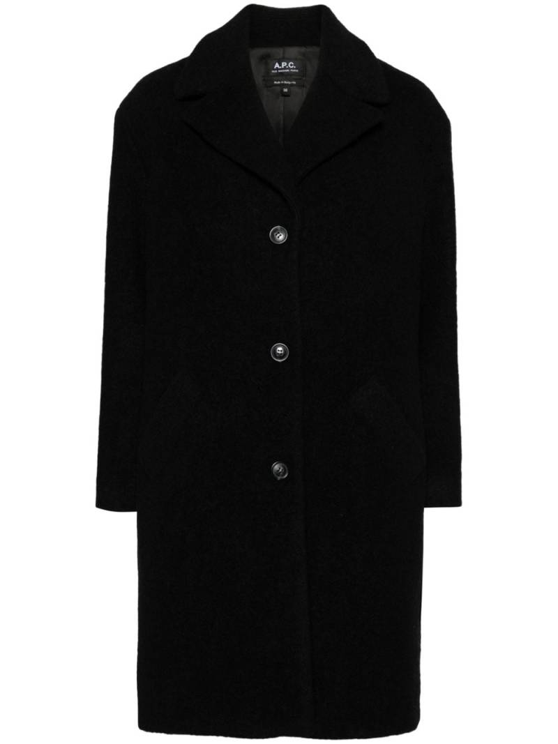 A.P.C. Ninon coat - Black von A.P.C.