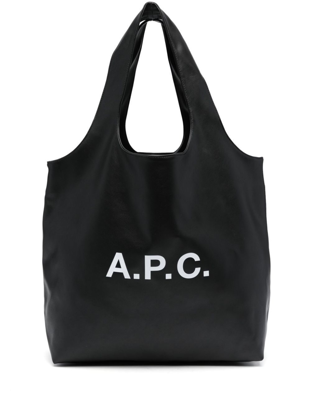 A.P.C. Ninon logo-print tote bag - Black von A.P.C.