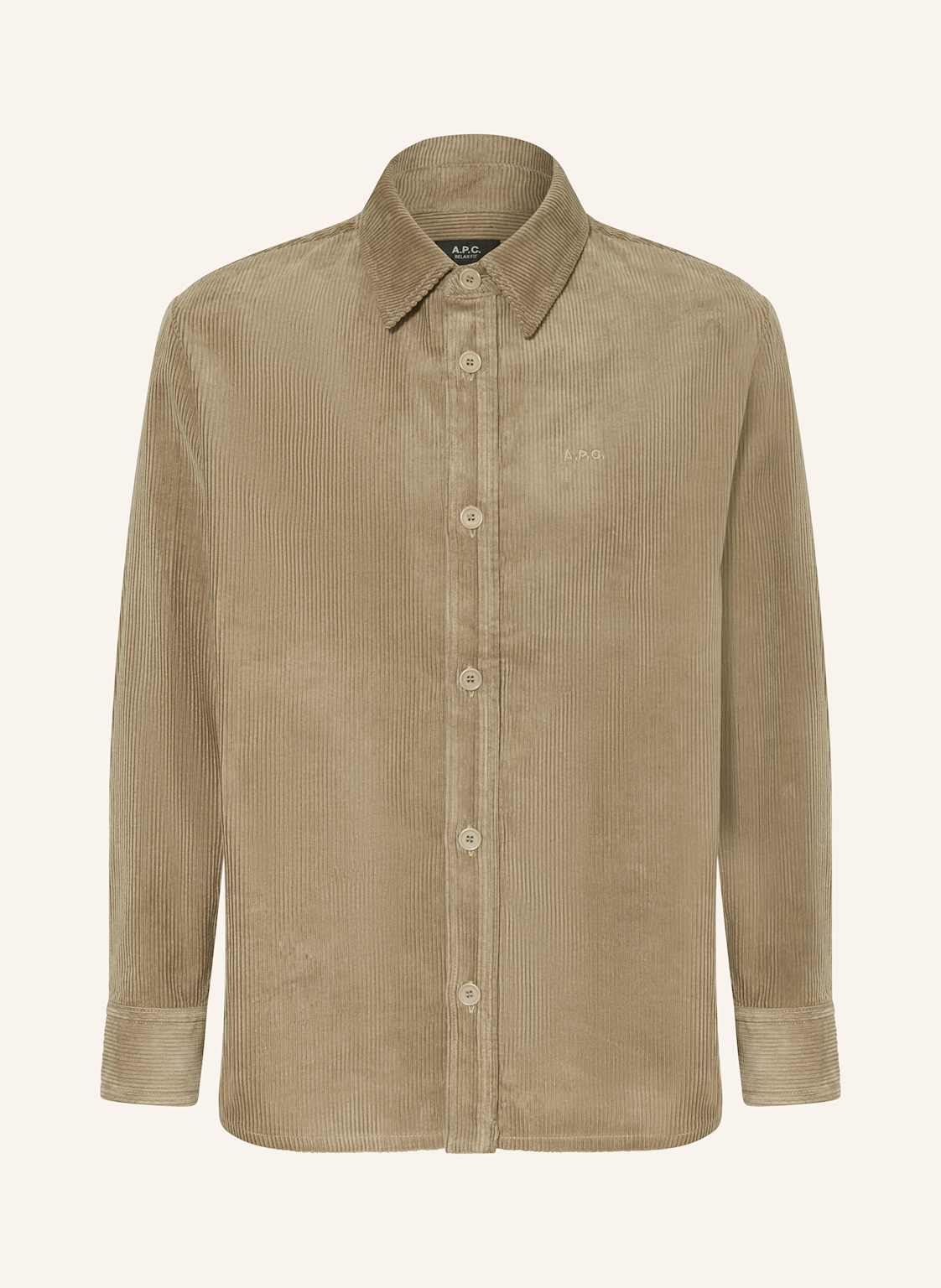 A.P.C. Overjacket Bobby Aus Cord beige von A.P.C.