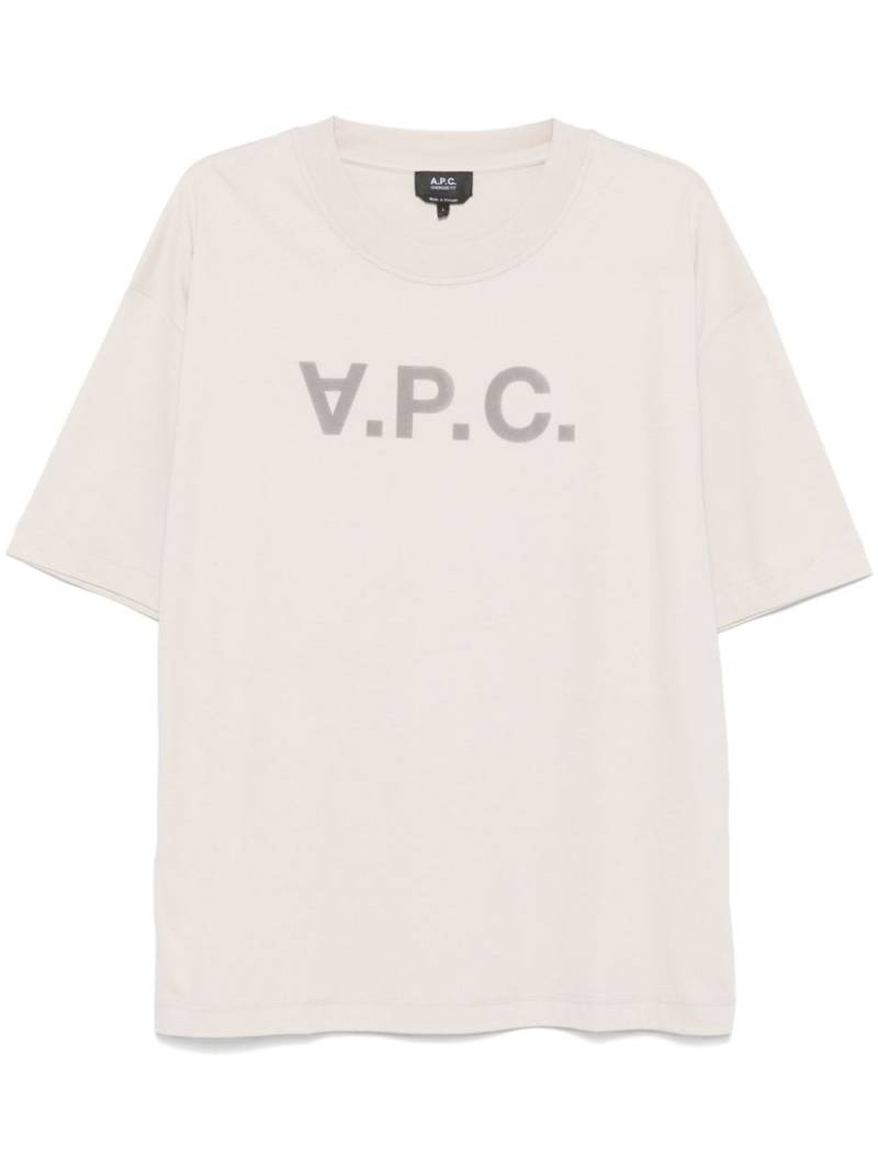 A.P.C. Oversize Grand VPC T-shirt - Neutrals von A.P.C.