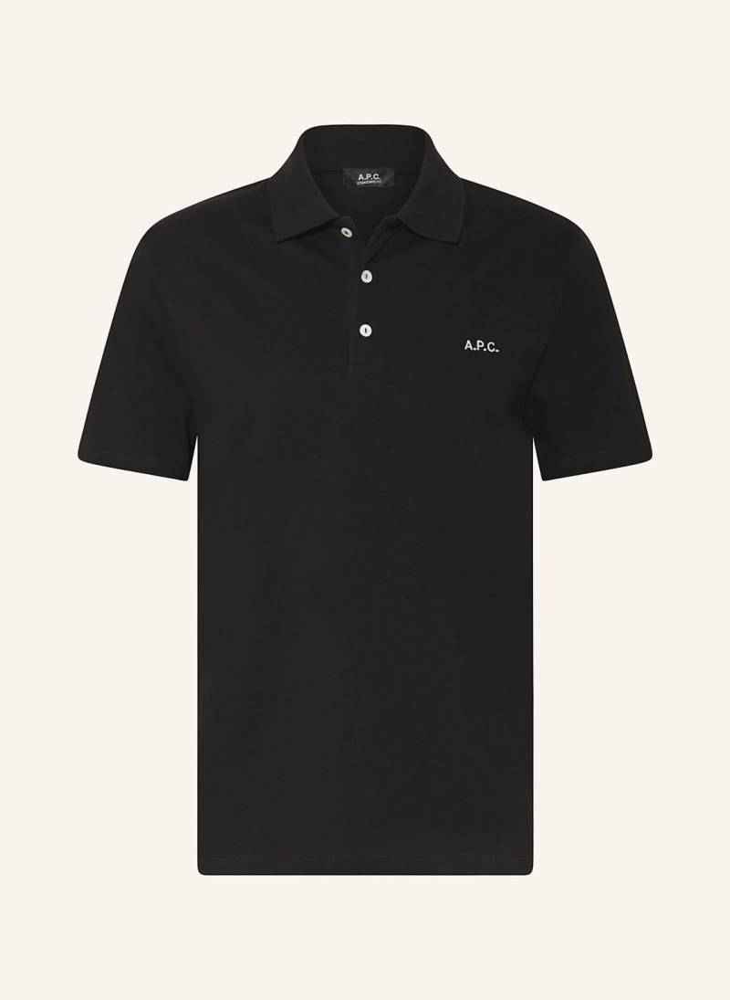 A.P.C. Piqué-Poloshirt Carter schwarz von A.P.C.