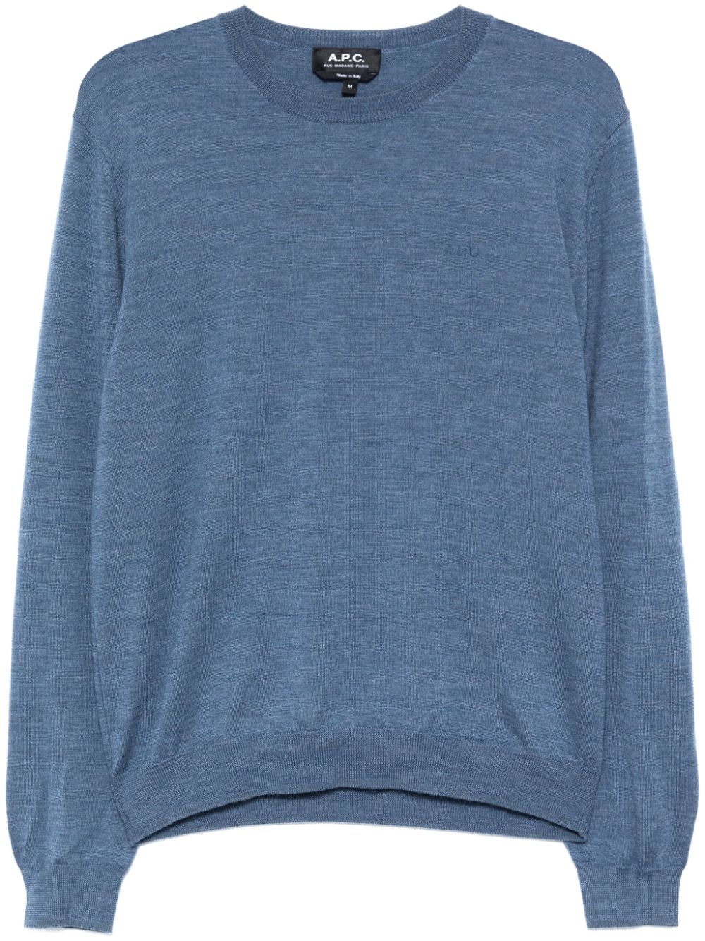 A.P.C. Pull Matt-logo jumper - Blue von A.P.C.