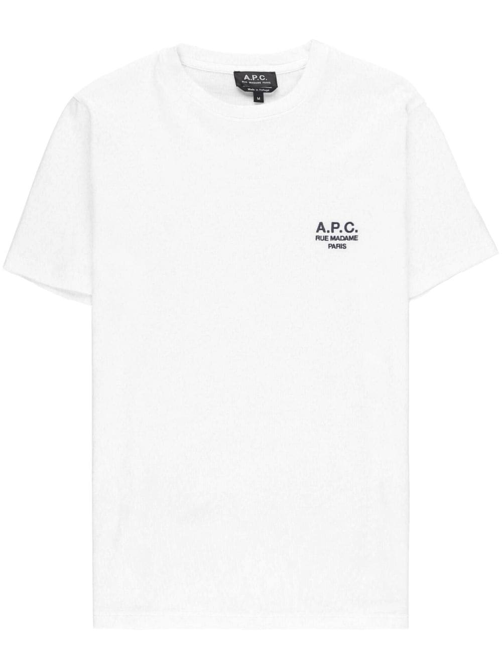 A.P.C. Raymond embroidered logo cotton T-shirt - White von A.P.C.