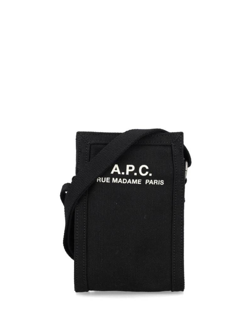 A.P.C. Recuperation crossbody pouch - Black von A.P.C.