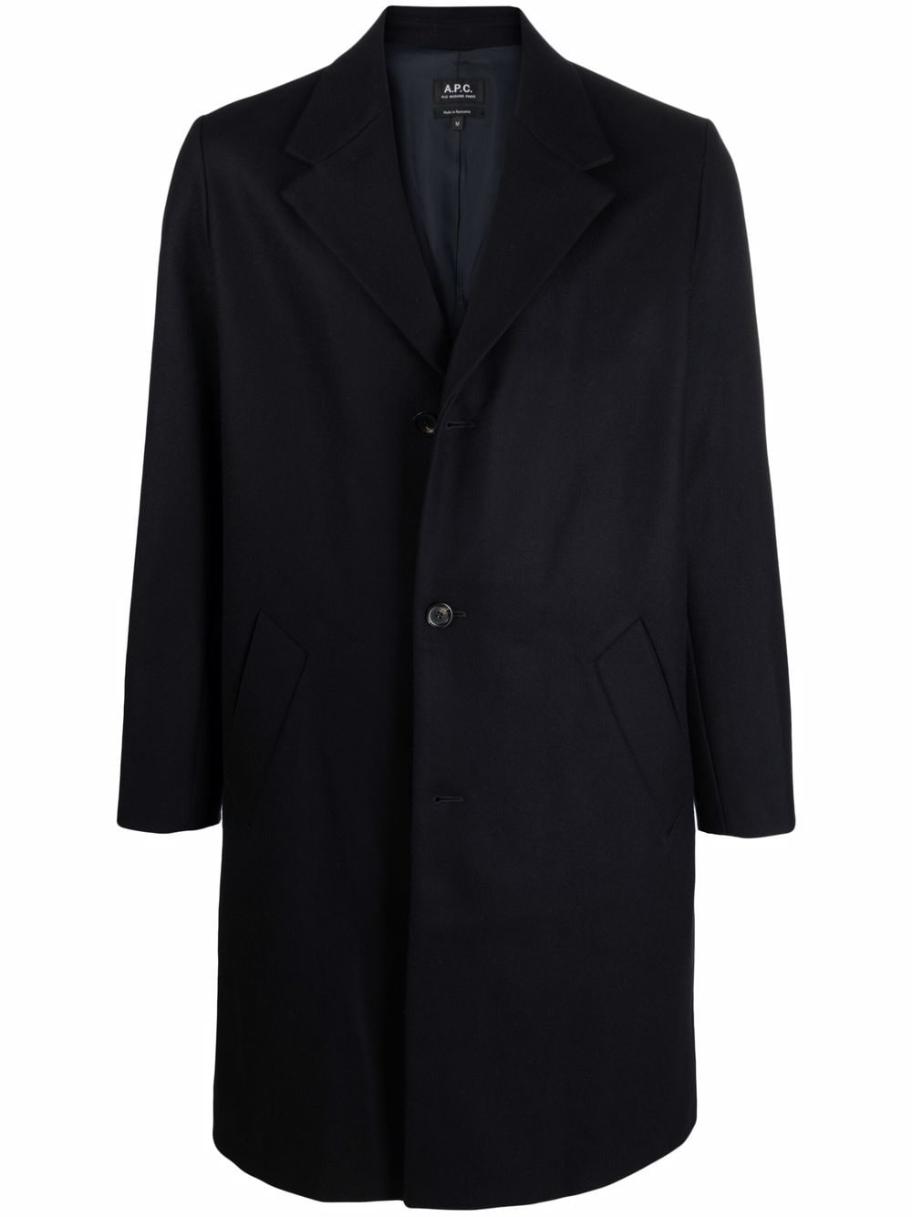 A.P.C. Robin single-breasted coat - Blue von A.P.C.