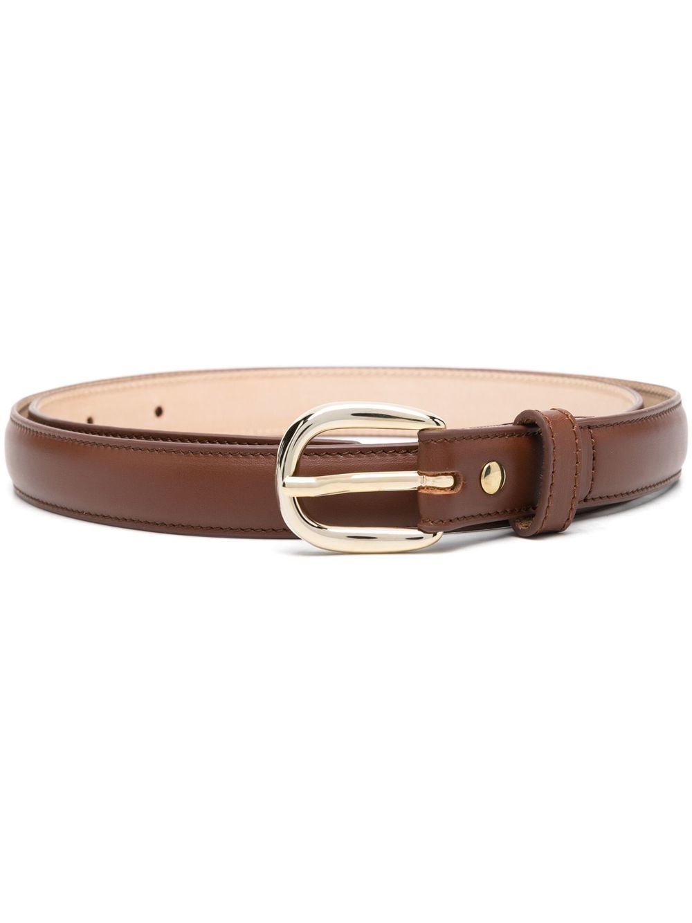 A.P.C. Rosette leather belt - Brown von A.P.C.