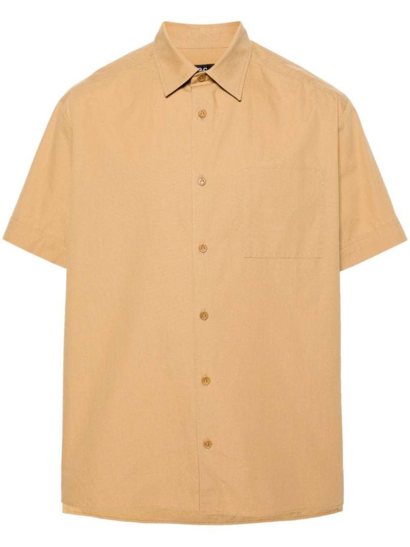 A.P.C. Ross cotton shirt - Neutrals von A.P.C.