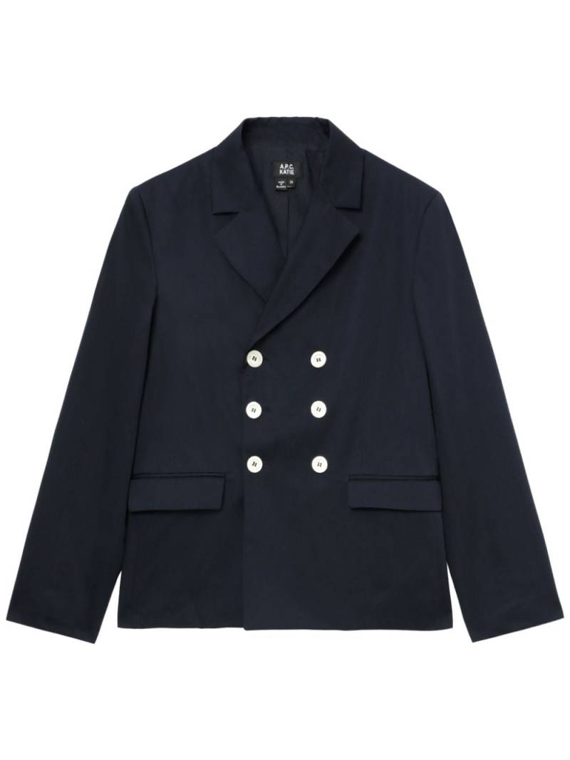 A.P.C. Sally blazer - Blue von A.P.C.