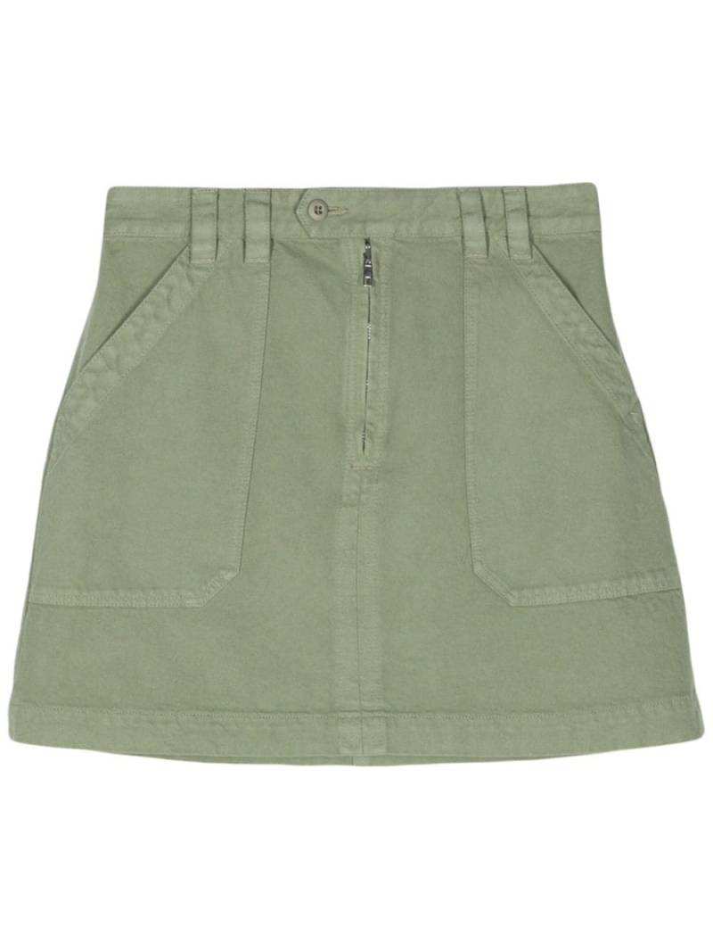 A.P.C. Sarah denim mini skirt - Green von A.P.C.