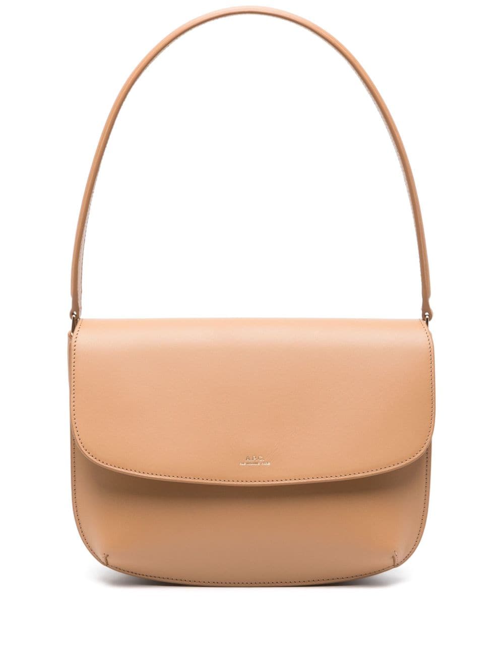 A.P.C. Sarah leather shoulder bag - Neutrals von A.P.C.