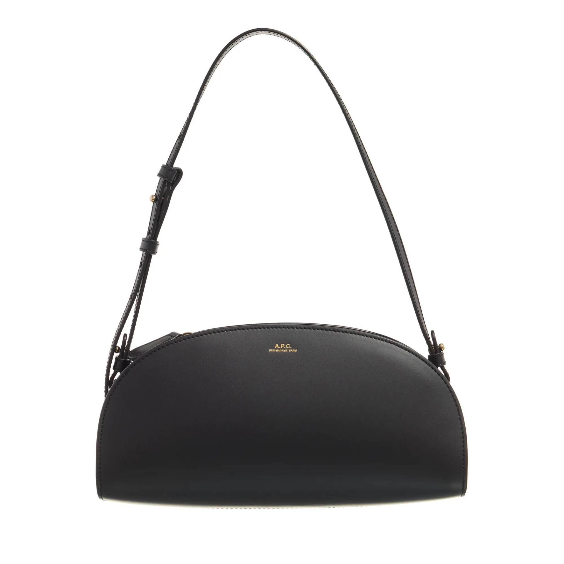 A.P.C. Schultertasche - Sac Demi-Lune Baguette - Gr. unisize - in Schwarz - für Damen von A.P.C.