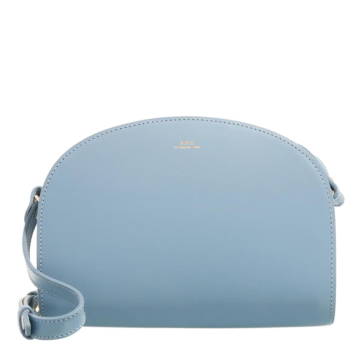 A.P.C. Schultertasche - Sac Demi-Lune - Gr. unisize - in Blau - für Damen von A.P.C.