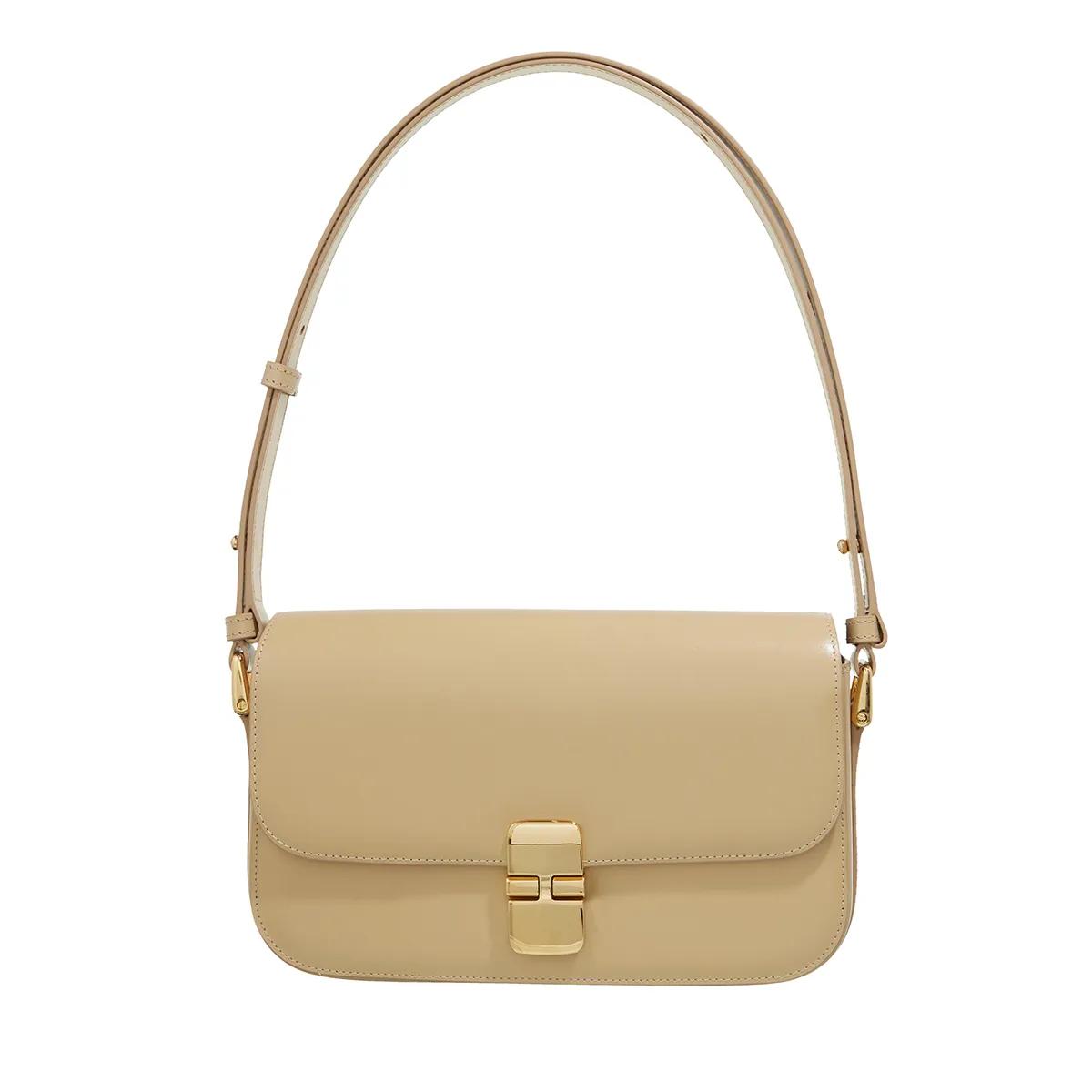 A.P.C. Schultertasche - Sac Grace Shoulder - Gr. unisize - in Beige - für Damen von A.P.C.