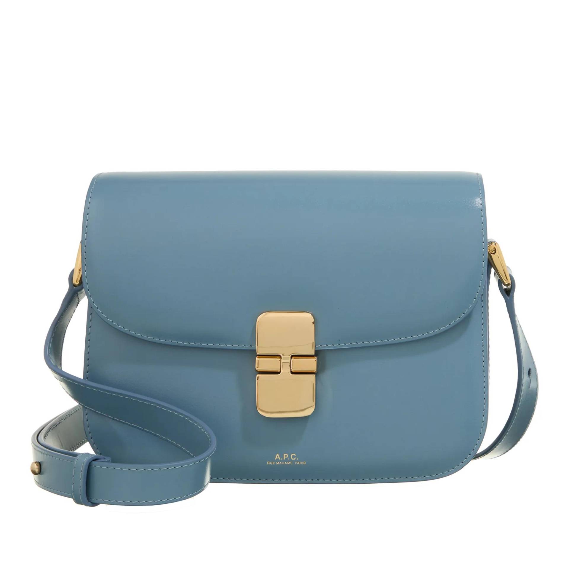 A.P.C. Schultertasche - Sac Grace Small - Gr. unisize - in Blau - für Damen von A.P.C.