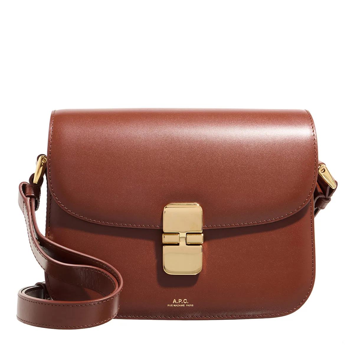 A.P.C. Schultertasche - Sac Grace Small - Gr. unisize - in Braun - für Damen von A.P.C.