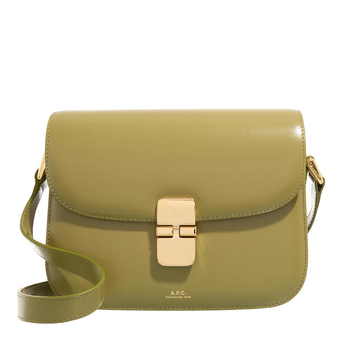 A.P.C. Schultertasche - Sac Grace Small - Gr. unisize - in Grün - für Damen von A.P.C.