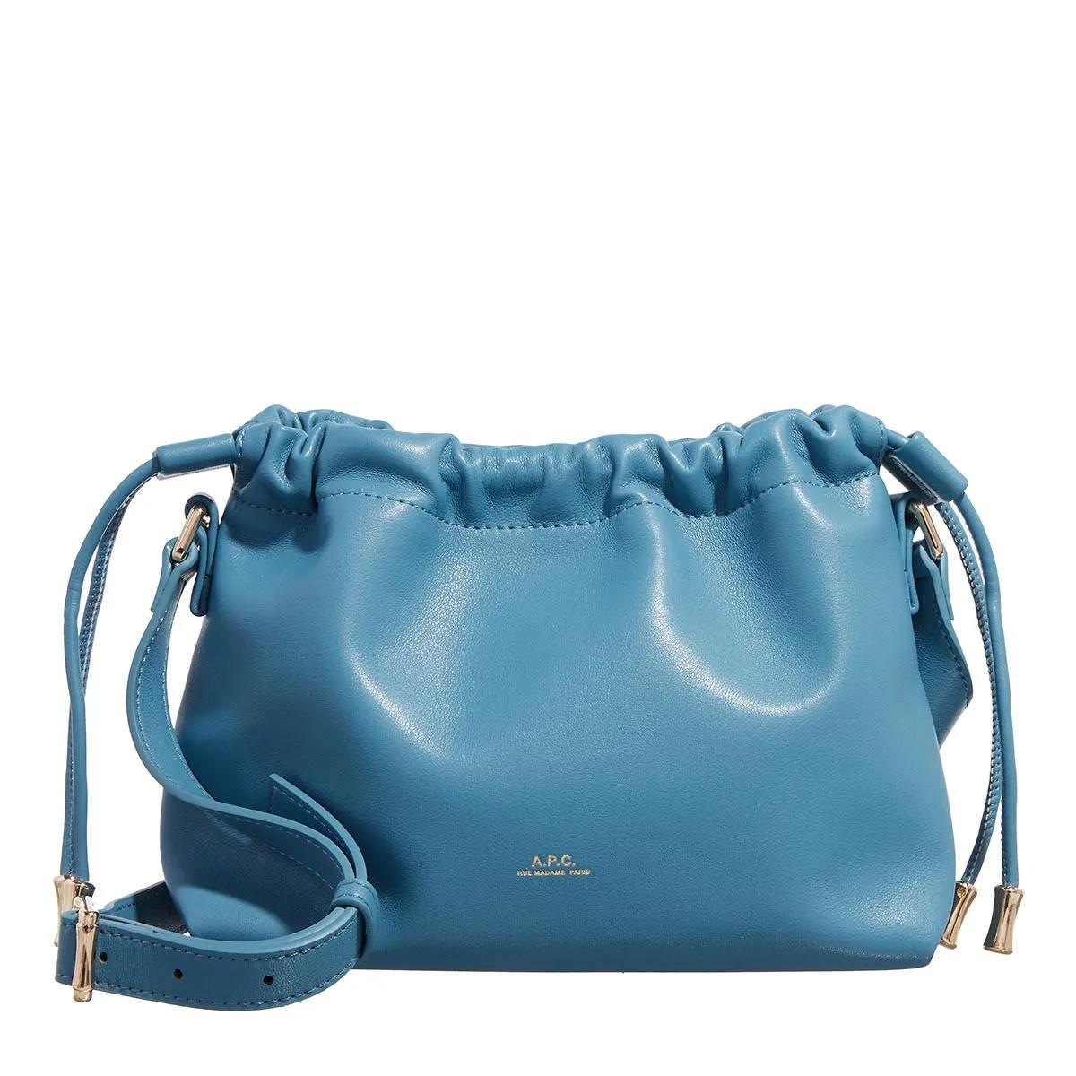 A.P.C. Schultertasche - Sac Ninon Mini - Gr. unisize - in Blau - für Damen von A.P.C.