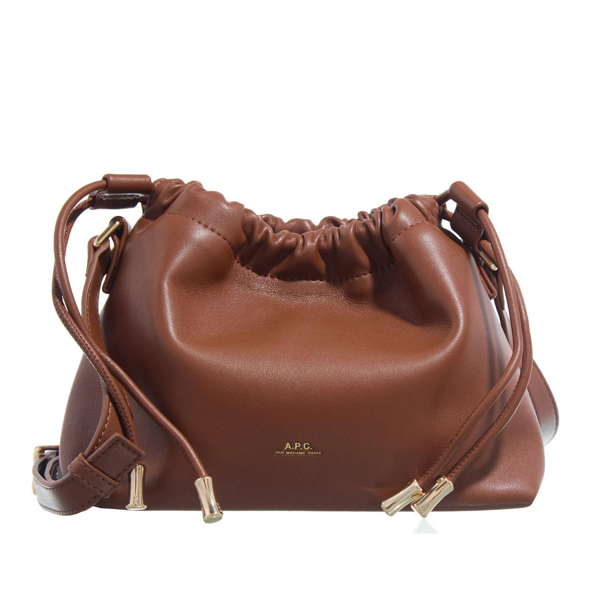 A.P.C. Schultertasche - Sac Ninon Mini - Gr. unisize - in Braun - für Damen von A.P.C.