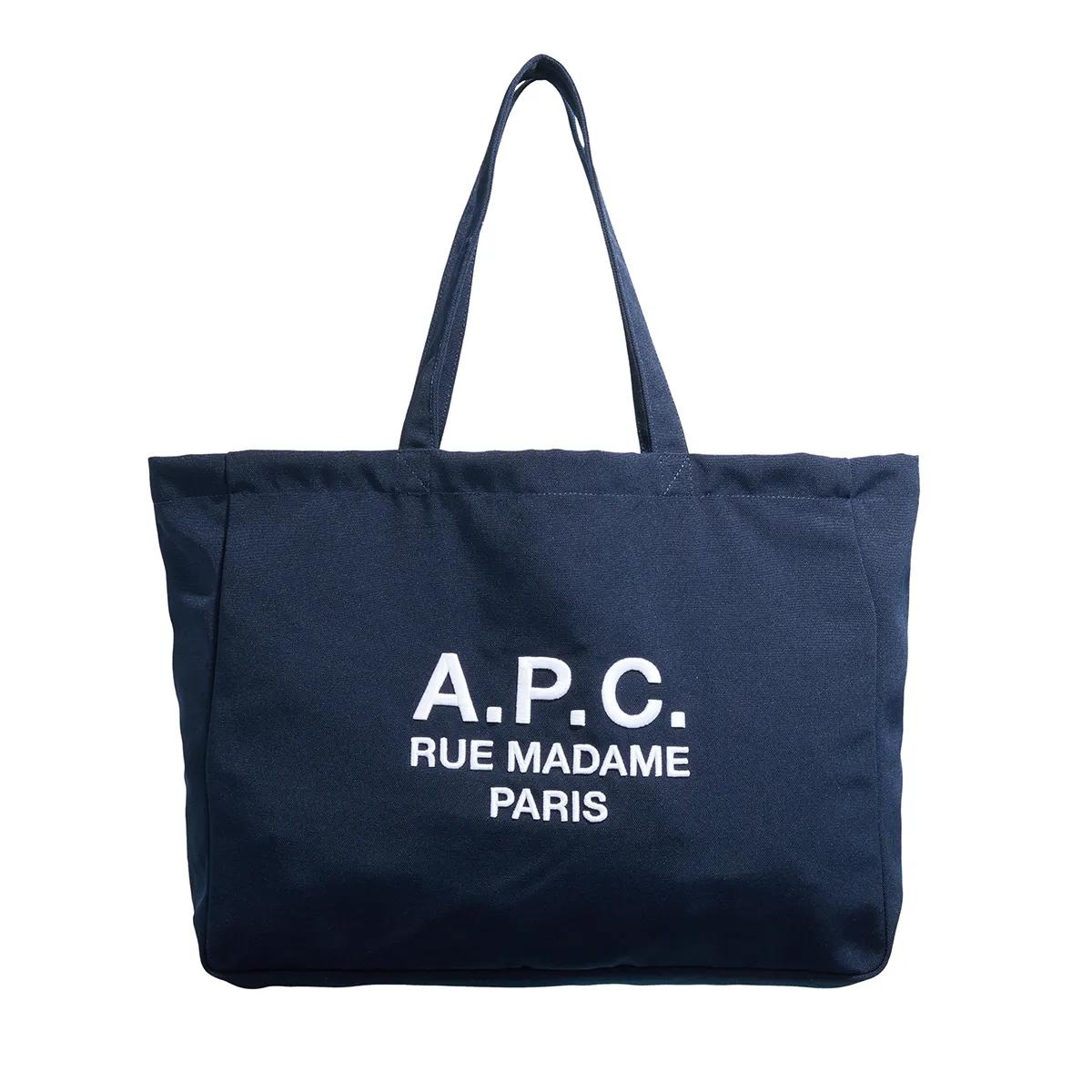 A.P.C. Schultertasche - Shopping Diane Rue Madame - Gr. unisize - in Blau - für Damen von A.P.C.