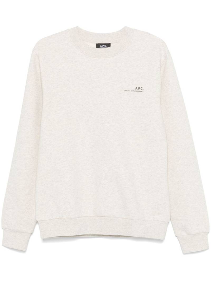 A.P.C. Standard sweatshirt - Neutrals von A.P.C.