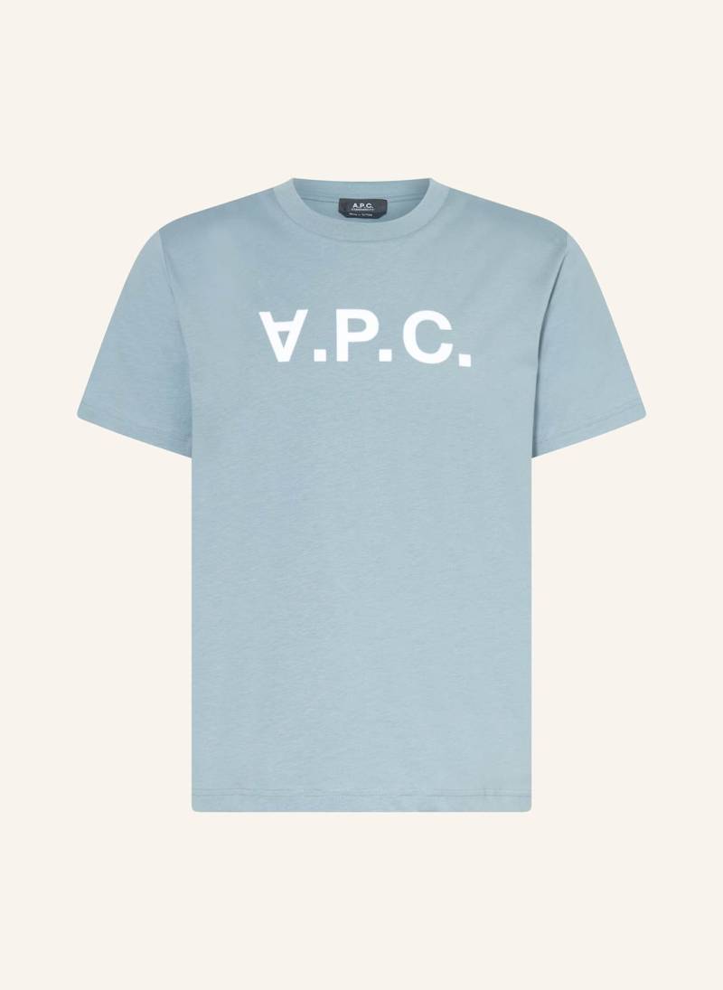 A.P.C. T-Shirt Standard Grand Vpc blau von A.P.C.