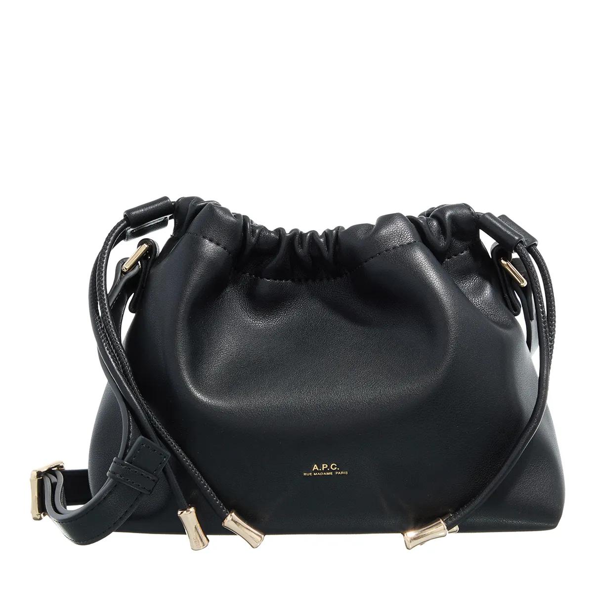 A.P.C. Schultertasche - Sac Ninon Mini - Gr. unisize - in Schwarz - für Damen von A.P.C.