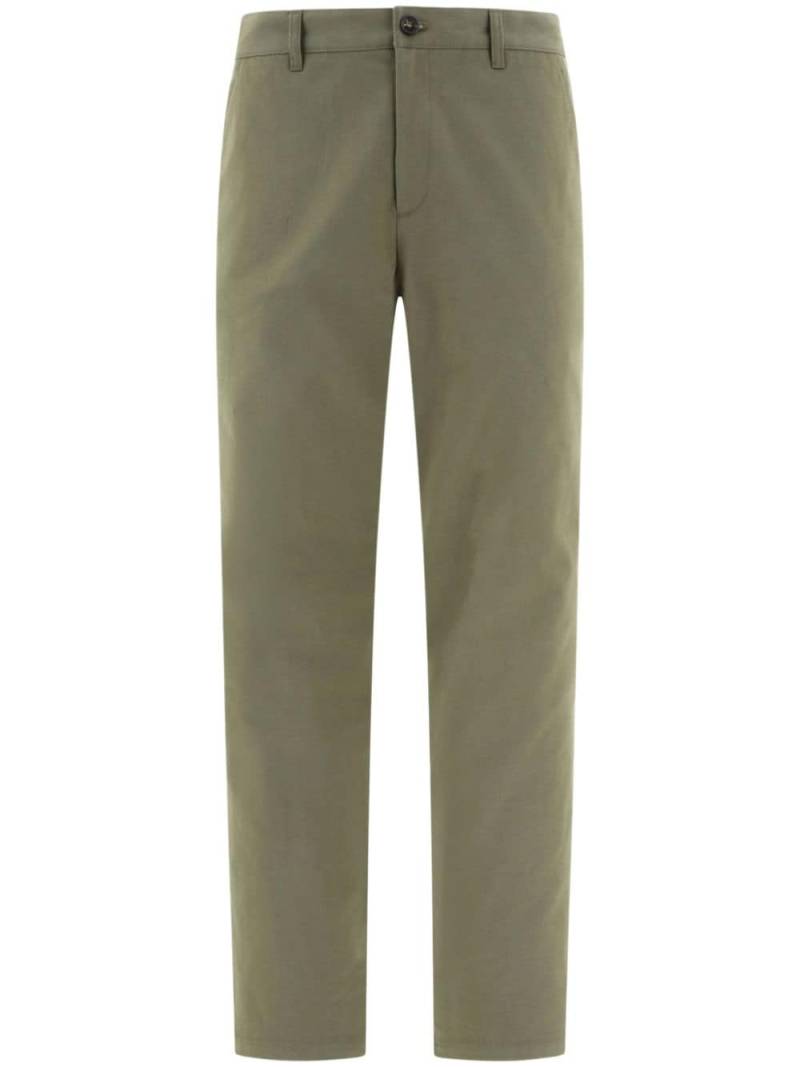 A.P.C. Ville cotton chino trousers - Green von A.P.C.