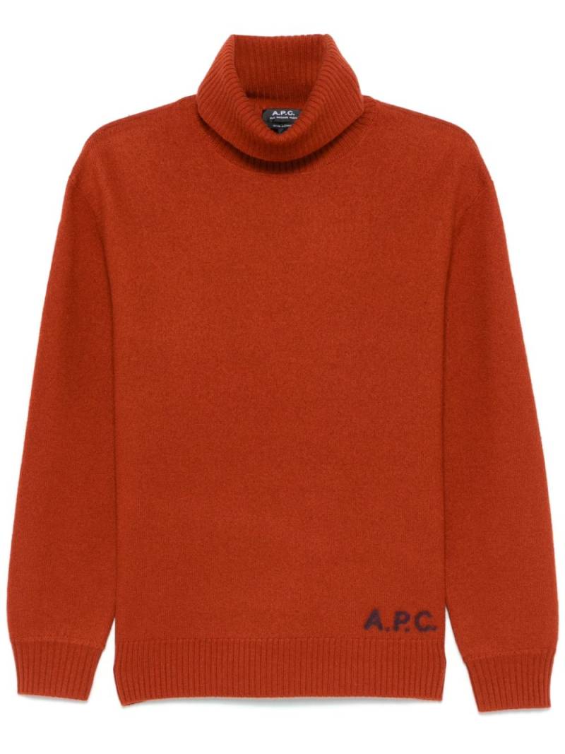 A.P.C. Walter sweater - Orange von A.P.C.