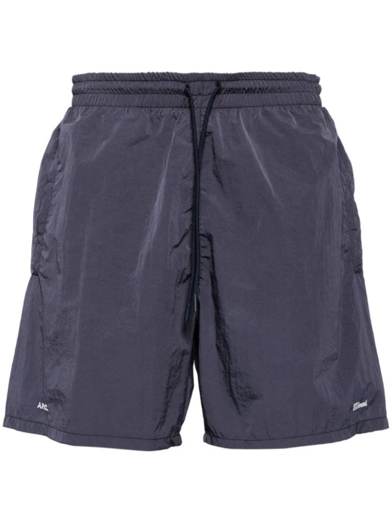 A.P.C. JJJJound swim shorts - Blue von A.P.C.