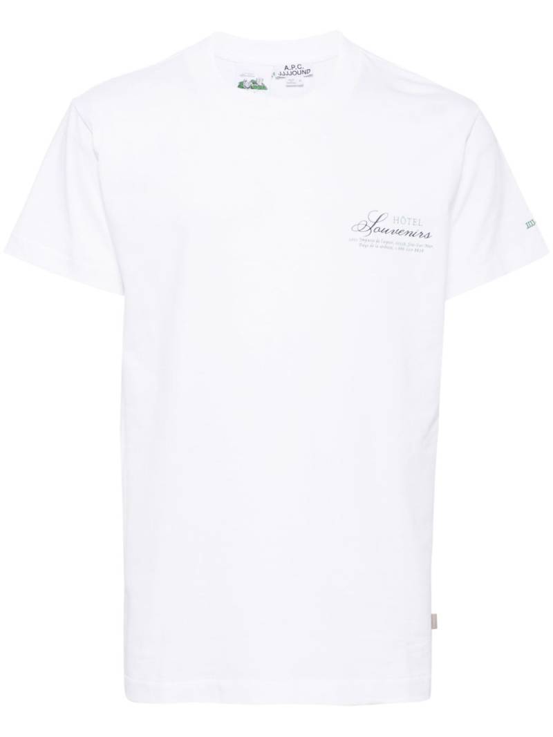 A.P.C. Hôtel JJJJound T-shirt - White von A.P.C.