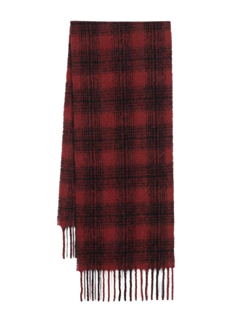 A.P.C. checked scarf - Red von A.P.C.