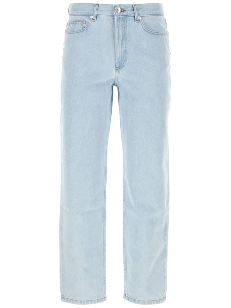 A.P.C. cotton straight jeans - Blue von A.P.C.