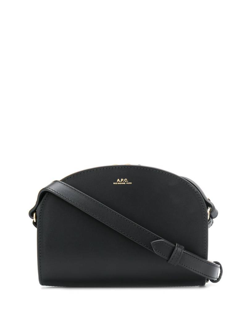 A.P.C. mini Demi Lune shoulder bag - Black von A.P.C.