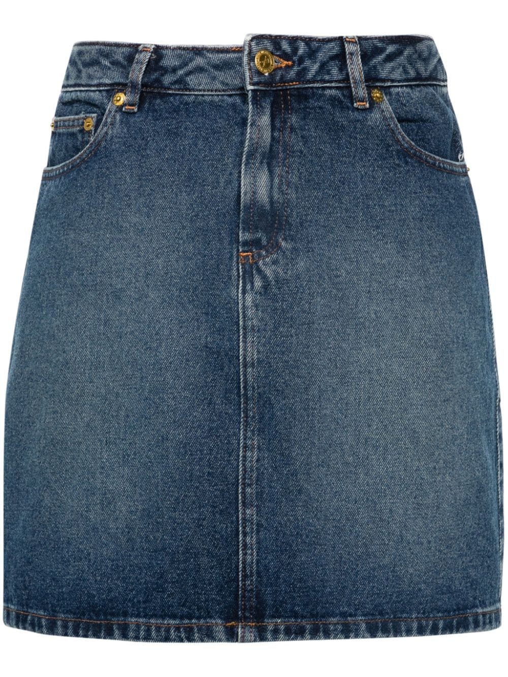 A.P.C. denim mini skirt - Blue von A.P.C.