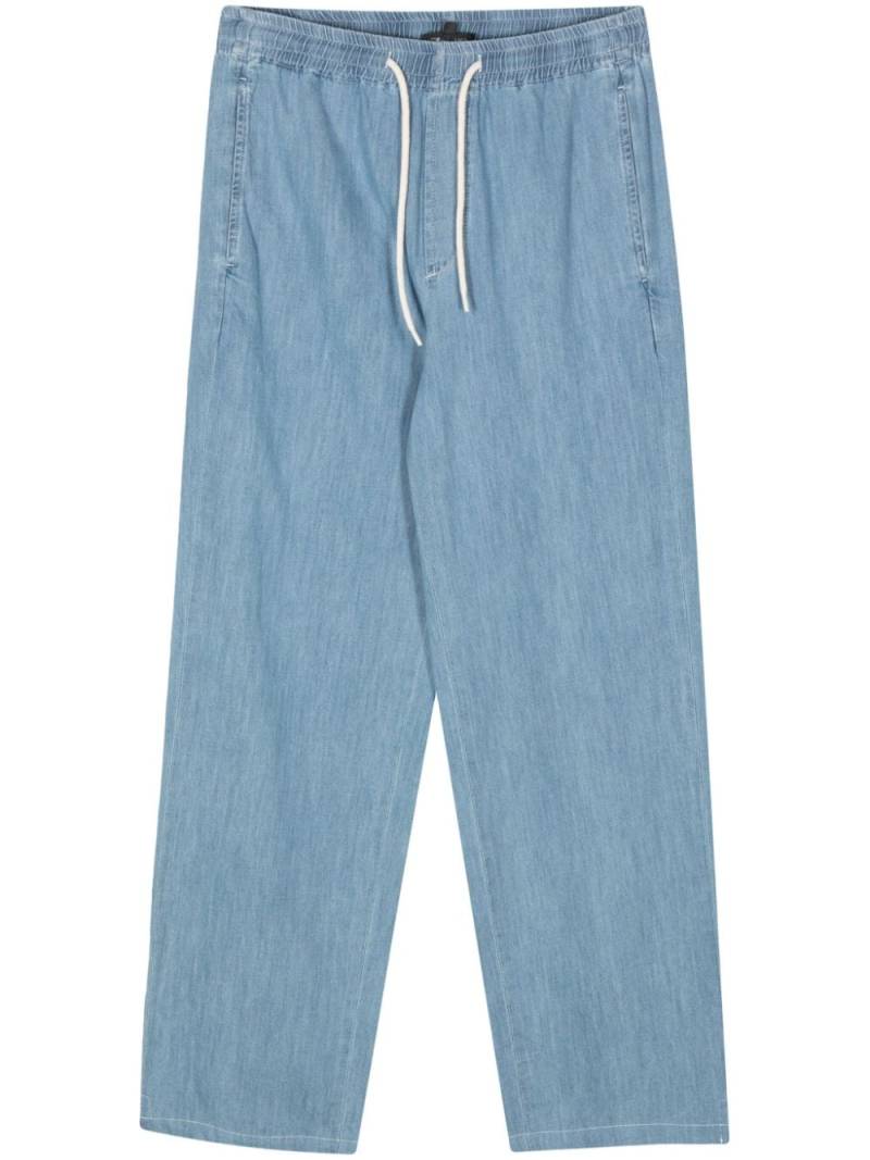 A.P.C. drawstring straight-leg trousers - Blue von A.P.C.