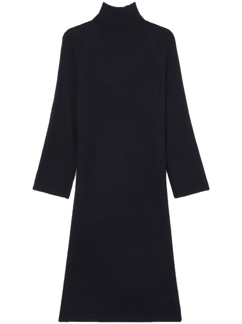 A.P.C. high-neck ribbed dress - Black von A.P.C.