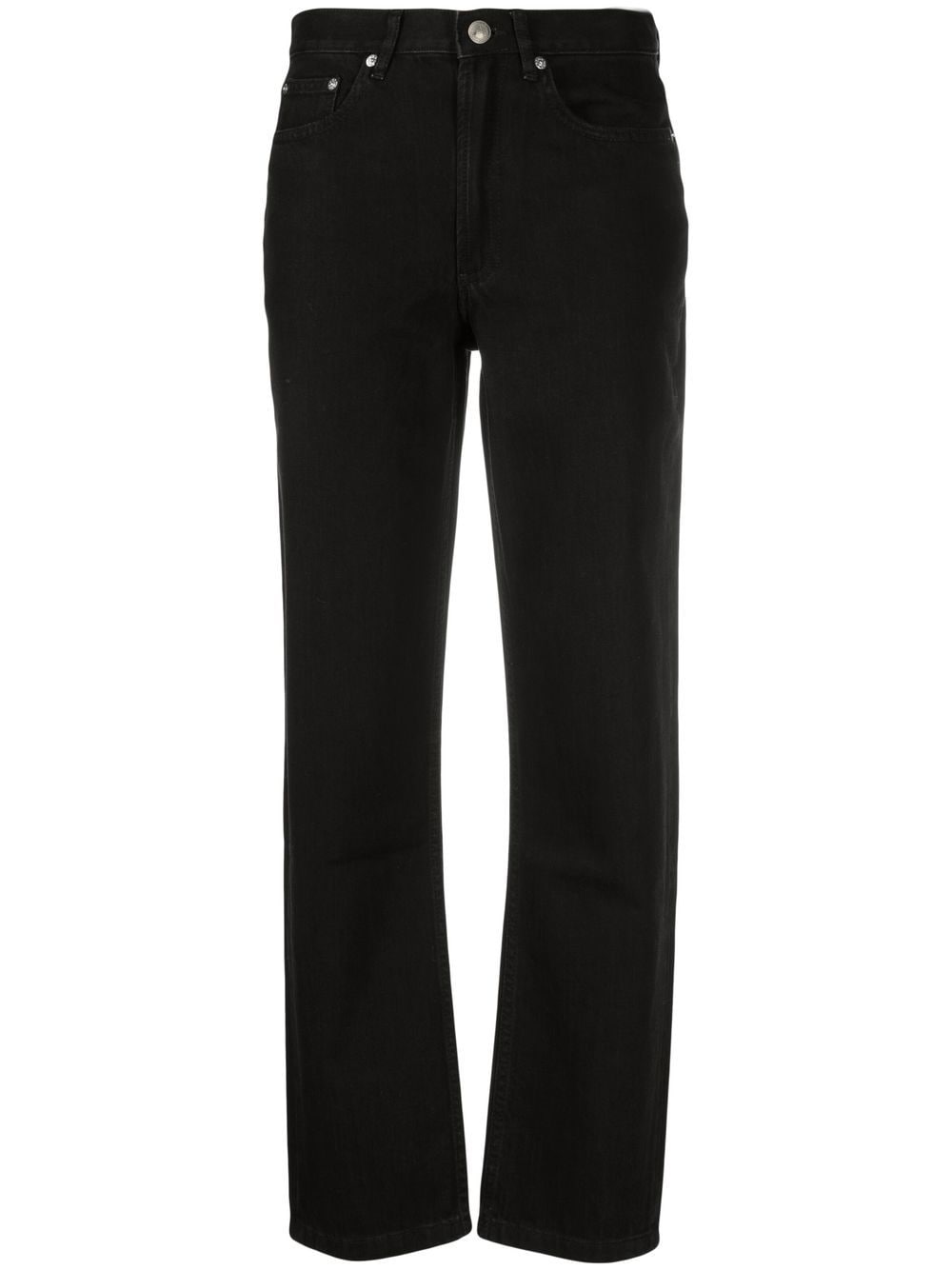 A.P.C. high-rise straight-leg jeans - Black von A.P.C.