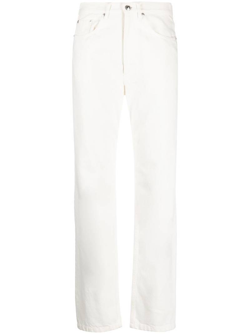 A.P.C. high-rise straight-leg jeans - White von A.P.C.