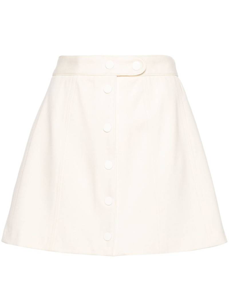 A.P.C. high-waist A-line miniskirt - Neutrals von A.P.C.