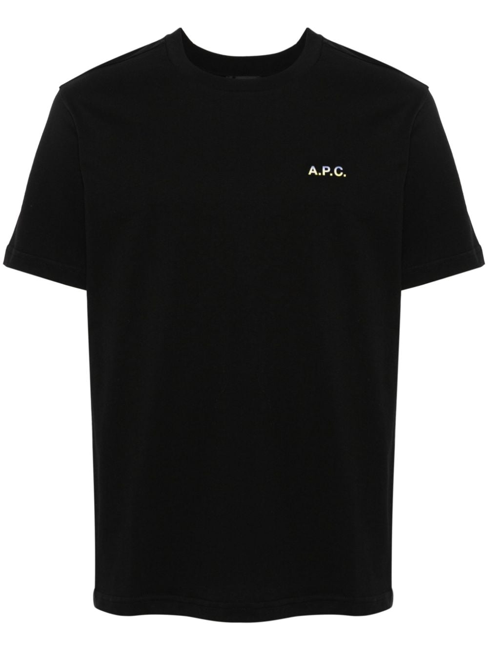 A.P.C. logo-print T-shirt - Black von A.P.C.