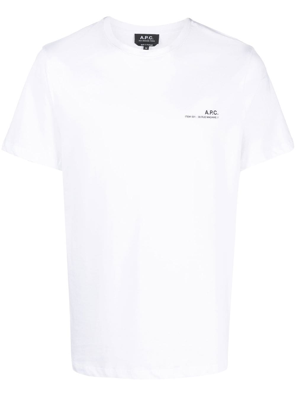 A.P.C. logo-print T-shirt - White von A.P.C.