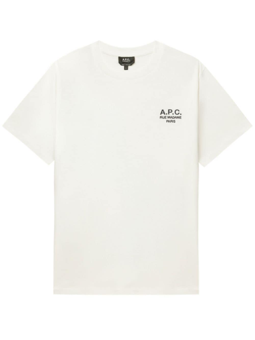 A.P.C. logo-print cotton T-shirt - White von A.P.C.