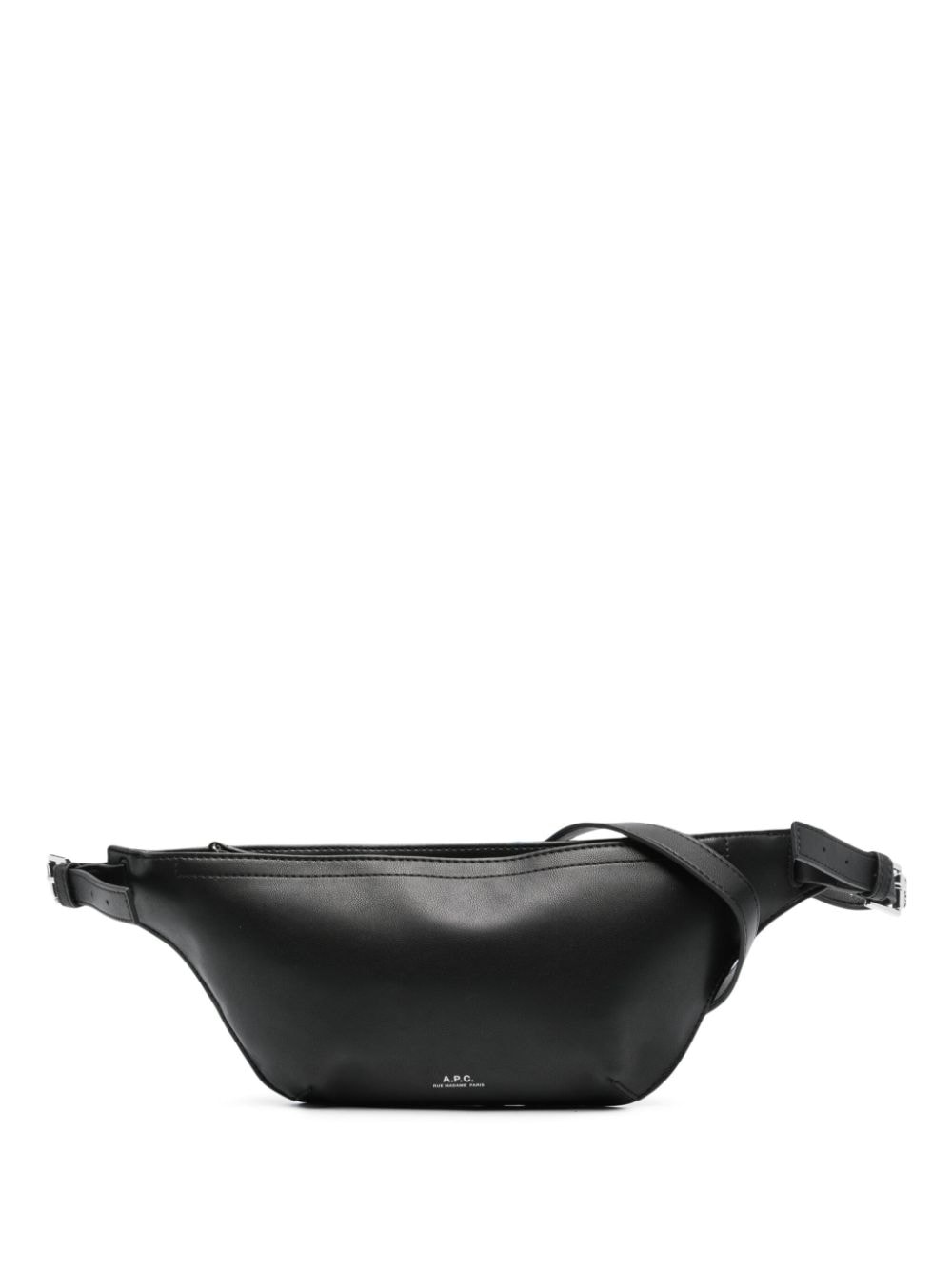 A.P.C. medium logo-print belt bag - Black von A.P.C.