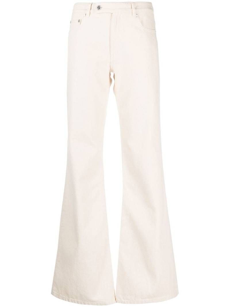 A.P.C. mid-rise flared jeans - Neutrals von A.P.C.