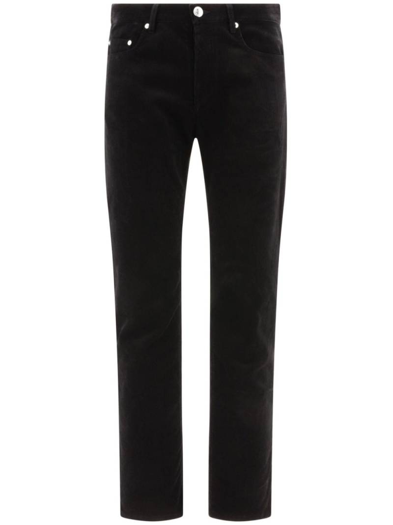 A.P.C. mid-rise slim-fit jeans - Black von A.P.C.